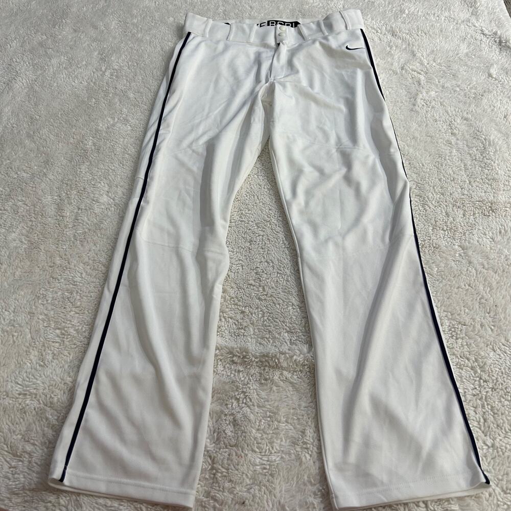 Nike Vapor Select Baseball Pants Men's Size XL White Blue Striped BQ5489-107 NWT - Picture 2 of 6
